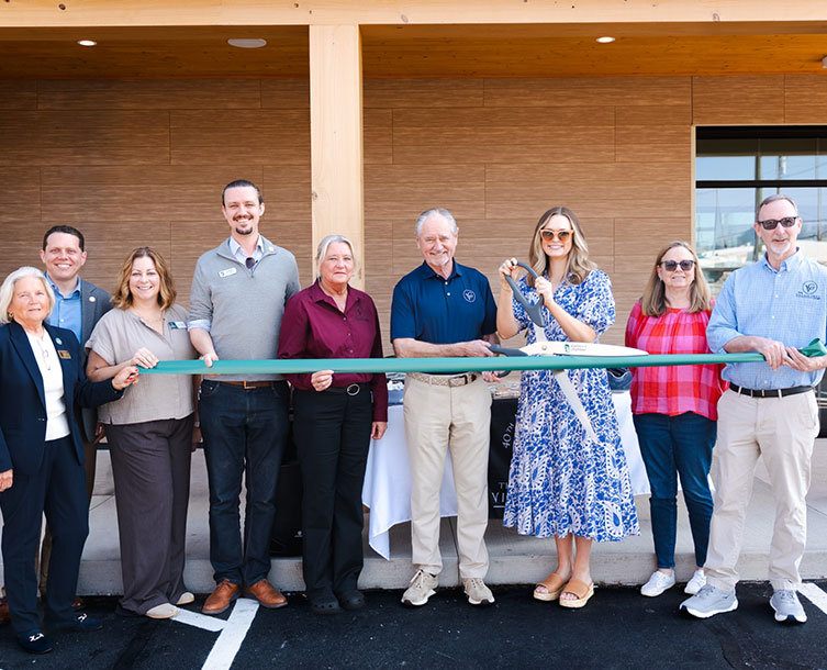 Village Grill Ribbon Cutting